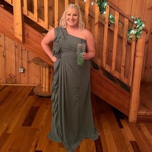 Azazie Bridesmaid Dress - Eucalyptus